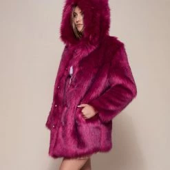 SpiritHoods LLC Love Wolf Luxe Classic Faux Fur Coat | Women's COLORFUL PARTY ANIMALS 10 SpiritHoods LLC Love Wolf Luxe Classic Faux Fur Coat | Women's COLORFUL PARTY ANIMALS