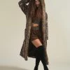 SpiritHoods LLC Savannah Cat Classic Faux Fur Style Robe | Women's NIGHT TIME STYLE