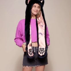 SpiritHoods LLC Indigo Wolf Luxe Collector Edition SpiritHood DAY TIME STYLE