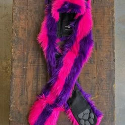 SpiritHoods LLC Wonder Cat Limited Edition Faux Fur Hood | Unisex VIBRANT COLORS