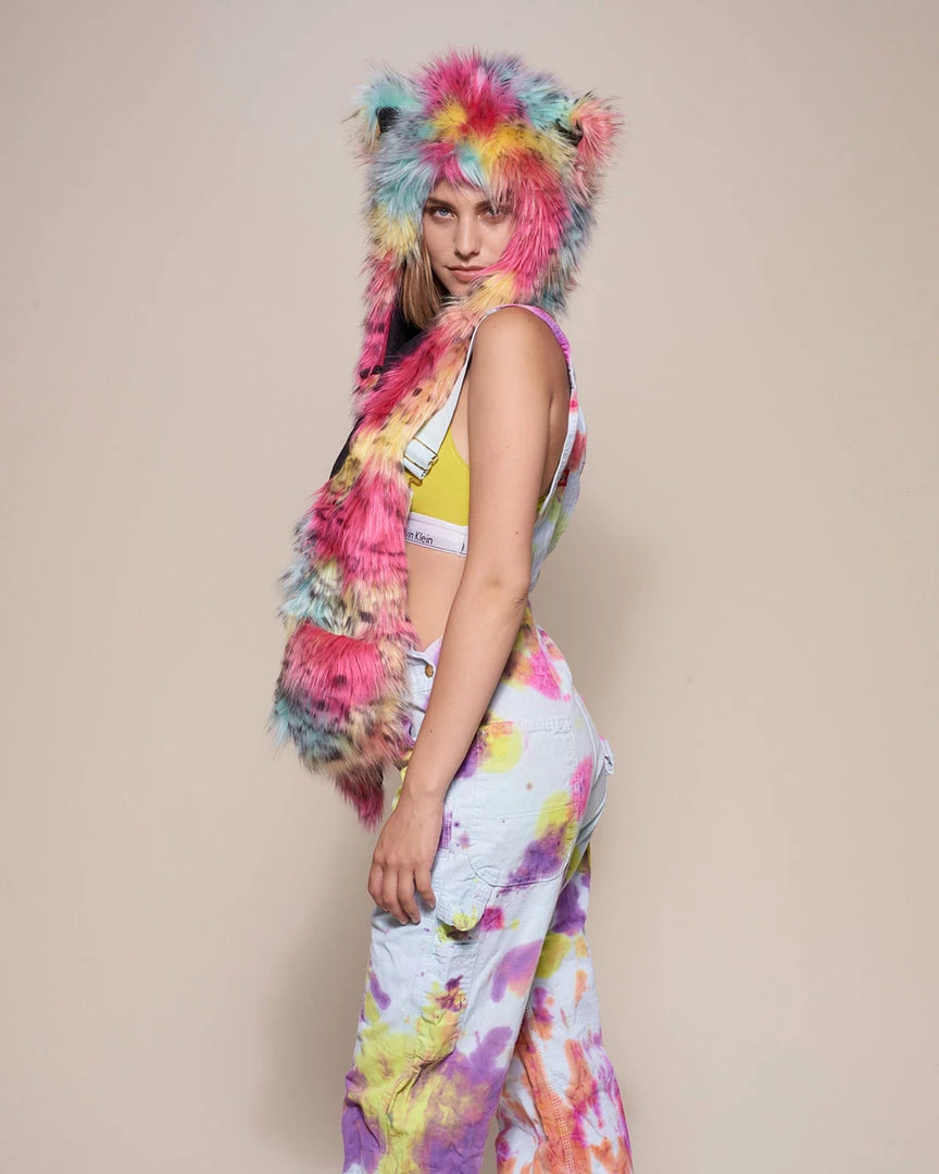 SpiritHoods LLC WOMENS Oaxaca Jaguar Collector Edition Faux Fur Hood 7 SpiritHoods LLC WOMENS Oaxaca Jaguar Collector Edition Faux Fur Hood