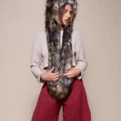 SpiritHoods LLC Brindle Wolf Collector Edition Faux Fur Hood 13 SpiritHoods LLC Brindle Wolf Collector Edition Faux Fur Hood
