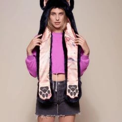 SpiritHoods LLC Indigo Wolf Luxe Collector Edition SpiritHood DAY TIME STYLE