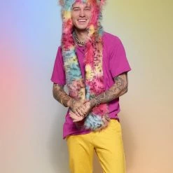 SpiritHoods LLC MENS Oaxaca Jaguar Collector Edition Faux Fur Hood | Men's