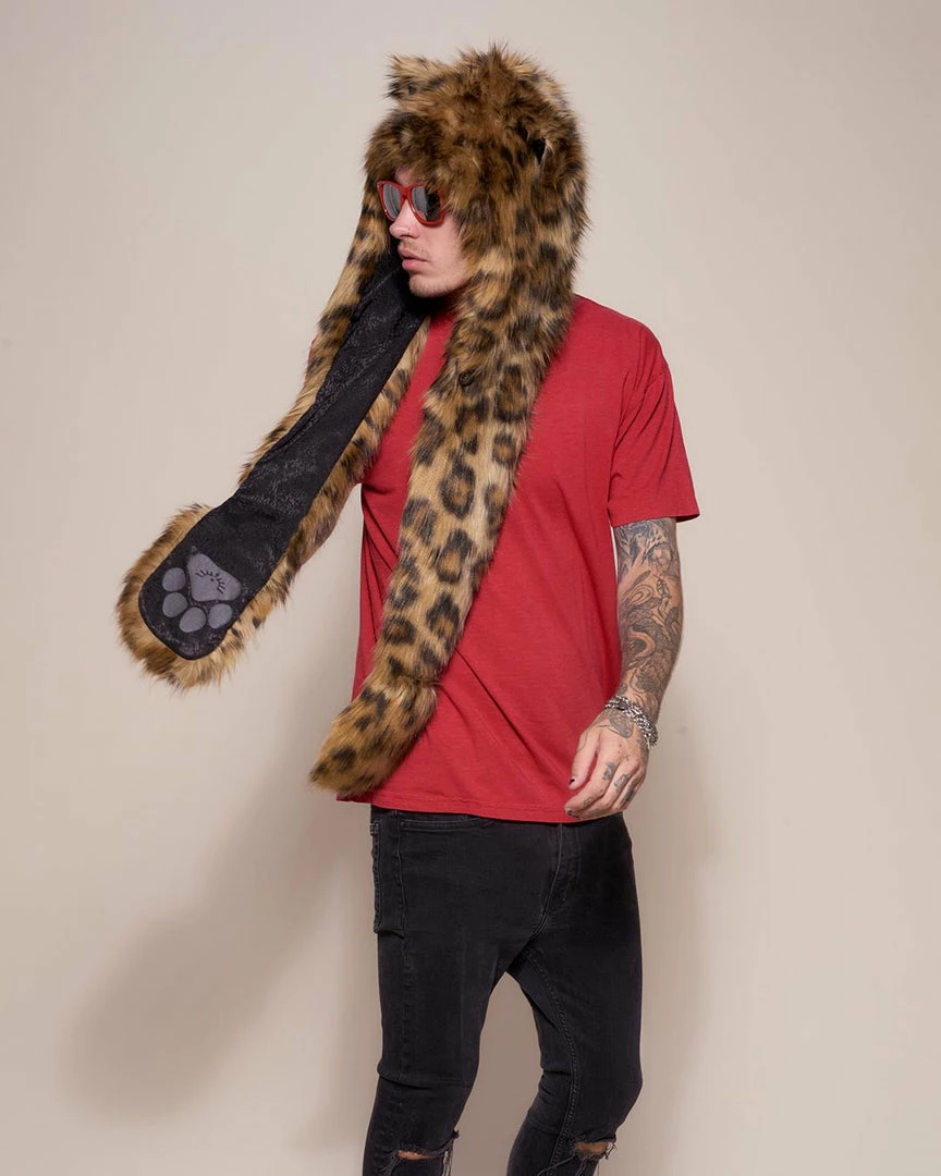 SpiritHoods LLC DAY TIME STYLE Javan Leopard Faux Fur Hood | Men's 5 SpiritHoods LLC DAY TIME STYLE Javan Leopard Faux Fur Hood | Men's