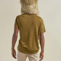 SpiritHoods LLC Glitter Sun Wolf Collector Edition Faux Fur Hood | Men's DAY TIME STYLE