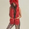 SpiritHoods LLC Glitter Love Kitten Collector Edition Faux Fur Hood | Women's