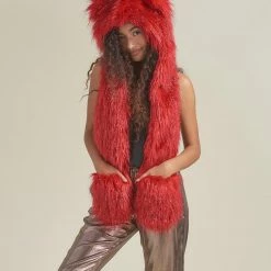SpiritHoods LLC Glitter Love Kitten Collector Edition Faux Fur Hood | Women's