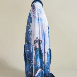 SpiritHoods LLC Lora Zombie Artist Edition Luxe Courage Polar Bear Faux Fur Throw CUDDLE TIME