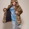 SpiritHoods LLC Javan Leopard Classic Faux Fur Coat *Almost Purfect* | Men's NIGHT TIME STYLE