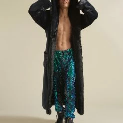 SpiritHoods LLC Black Panther Classic Faux Fur Style Robe | Men's