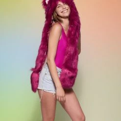 SpiritHoods LLC Love Wolf Collector Edition Faux Fur Hood | Women's