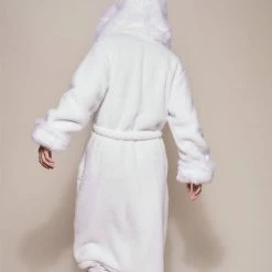 SpiritHoods Arctic Wolf Classic Faux Fur Robe | Men's MENS