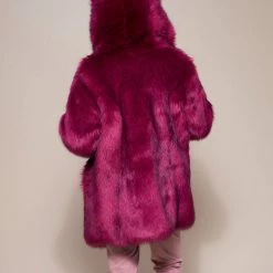 SpiritHoods LLC Love Wolf Luxe Classic Faux Fur Coat | Men's