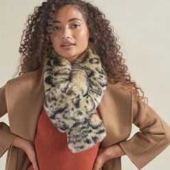 SpiritHoods LLC Ocelot Luxe Faux Fur Scarf | Women's PREMIUM DESIGNS