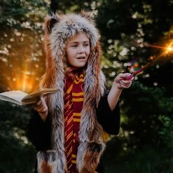 SpiritHoods LLC Kids Red Fox Faux Fur SpiritHood 8 SpiritHoods LLC Kids Red Fox Faux Fur SpiritHood