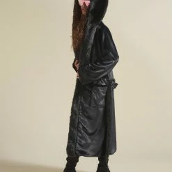 SpiritHoods LLC Black Panther Classic Faux Fur Style Robe | Women's NEW 13 SpiritHoods LLC Black Panther Classic Faux Fur Style Robe | Women's NEW
