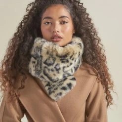 SpiritHoods LLC Ocelot Luxe Faux Fur Scarf | Women's PREMIUM DESIGNS