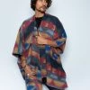SpiritHoods LLC DAY TIME STYLE Dire Wolf Fabric Poncho | Men's