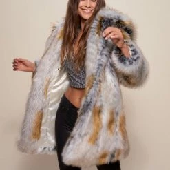 SpiritHoods LLC NIGHT TIME STYLE Arctic Fox Classic Faux Fur Coat | Women's 10 SpiritHoods LLC NIGHT TIME STYLE Arctic Fox Classic Faux Fur Coat | Women's