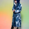SpiritHoods LLC NIGHT TIME STYLE Water Wolf Classic Faux Fur Style Robe | Men's