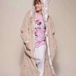 SpiritHoods LLC Snow Leopard Classic Faux Fur Robe | Men's COMING SOON