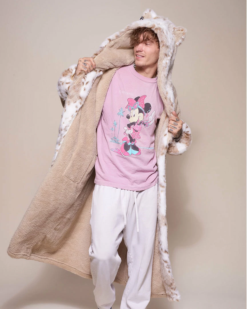 SpiritHoods LLC Snow Leopard Classic Faux Fur Robe | Men's COMING SOON 7 SpiritHoods LLC Snow Leopard Classic Faux Fur Robe | Men's COMING SOON