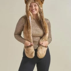 SpiritHoods LLC DAY TIME STYLE Coyote Dia De Los Muertos Luxe CE Hood | Women's