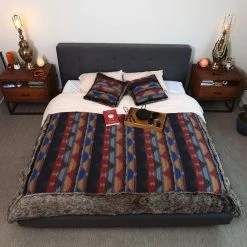 SpiritHoods LLC BACK-IN-STOCK Direwolf Faux Fur Large Blanket