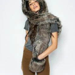 SpiritHoods LLC FESTIVAL Dire Wolf Faux Fur Hood | Women's
