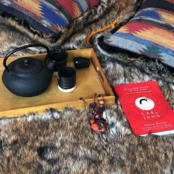 SpiritHoods LLC BACK-IN-STOCK Direwolf Faux Fur Large Blanket