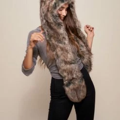 SpiritHoods LLC FESTIVAL Dire Wolf Faux Fur Hood | Women's