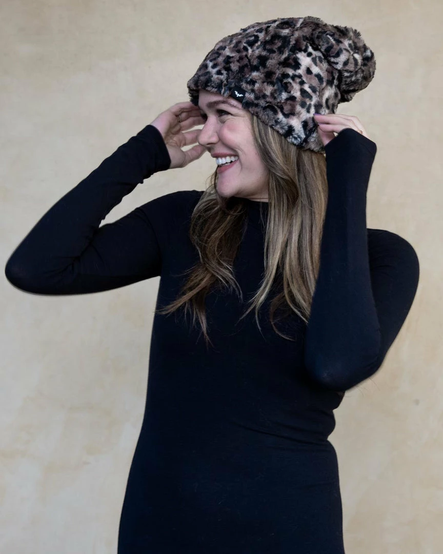SpiritHoods LLC NEW Bobcat Faux Fur Beanie | Women's 6 SpiritHoods LLC NEW Bobcat Faux Fur Beanie | Women's