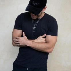 SpiritHoods LLC Phoenix Black Velvet Baseball Hat | Men's DAY TIME STYLE