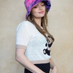 SpiritHoods Cotton Candy Faux Fur Bucket Hat | Women's DAY TIME STYLE 15 SpiritHoods Cotton Candy Faux Fur Bucket Hat | Women's DAY TIME STYLE