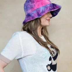 SpiritHoods Cotton Candy Faux Fur Bucket Hat | Women's DAY TIME STYLE 12 SpiritHoods Cotton Candy Faux Fur Bucket Hat | Women's DAY TIME STYLE