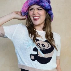 SpiritHoods Cotton Candy Faux Fur Bucket Hat | Women's DAY TIME STYLE