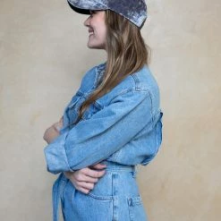 SpiritHoods LLC Phoenix Grey Velvet Baseball Hat | Women's