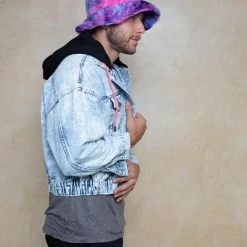 SpiritHoods NEW Cotton Candy Faux Fur Bucket Hat | Men's