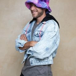 SpiritHoods NEW Cotton Candy Faux Fur Bucket Hat | Men's