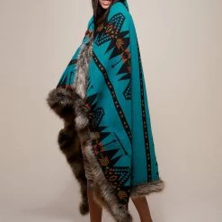 SpiritHoods LLC Grey Wolf Faux Fur Throw CUDDLE TIME