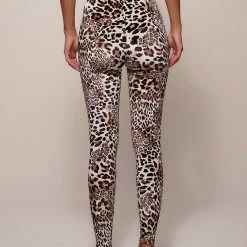 SpiritHoods LLC Arabian Leopard Velvet Leggings | Women's DAY TIME STYLE