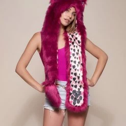 SpiritHoods LLC Love Wolf Collector Edition Faux Fur Hood | Women's
