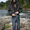 SpiritHoods LLC FESTIVAL Black Panther Velvet Classic Faux Fur Animal Onesie | Men's