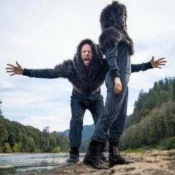 SpiritHoods LLC FESTIVAL Black Panther Velvet Classic Faux Fur Animal Onesie | Men's