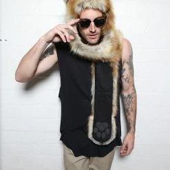 SpiritHoods LLC Red Fox Faux Fur Hood | Men's MENS