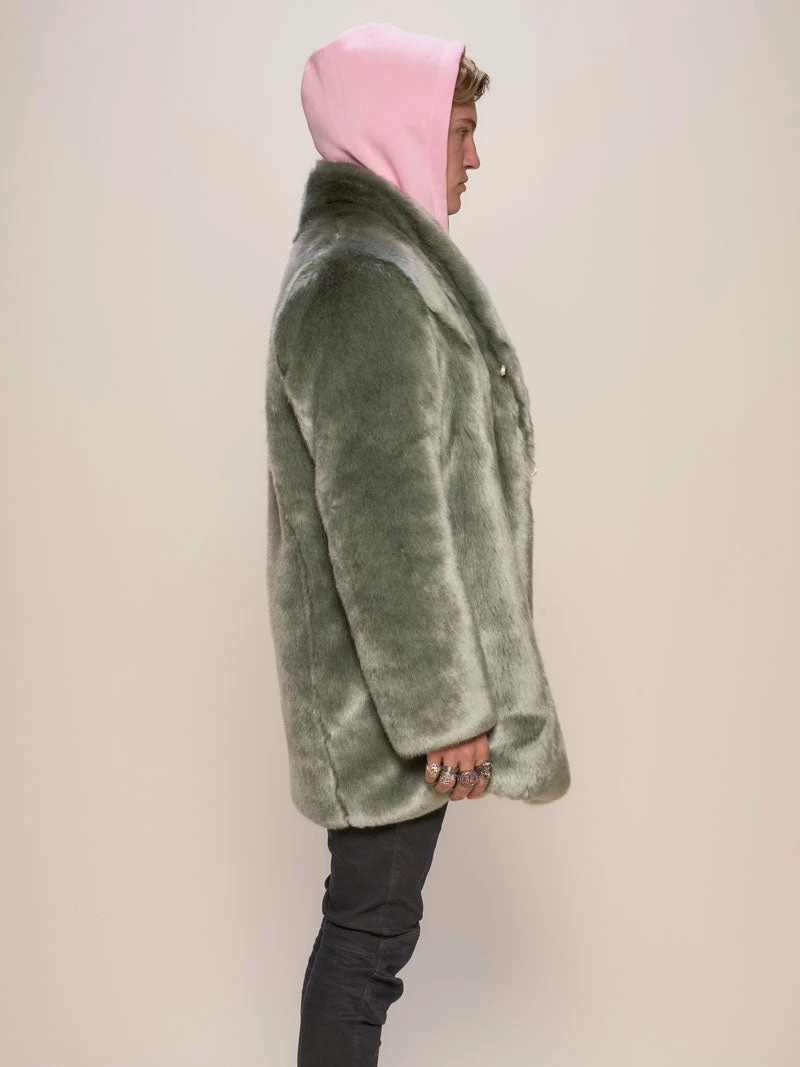 SpiritHoods LLC FESTIVAL SALE Hummingbird Luxe Collared Faux Fur Coat | Men's 2 SpiritHoods LLC FESTIVAL SALE Hummingbird Luxe Collared Faux Fur Coat | Men's