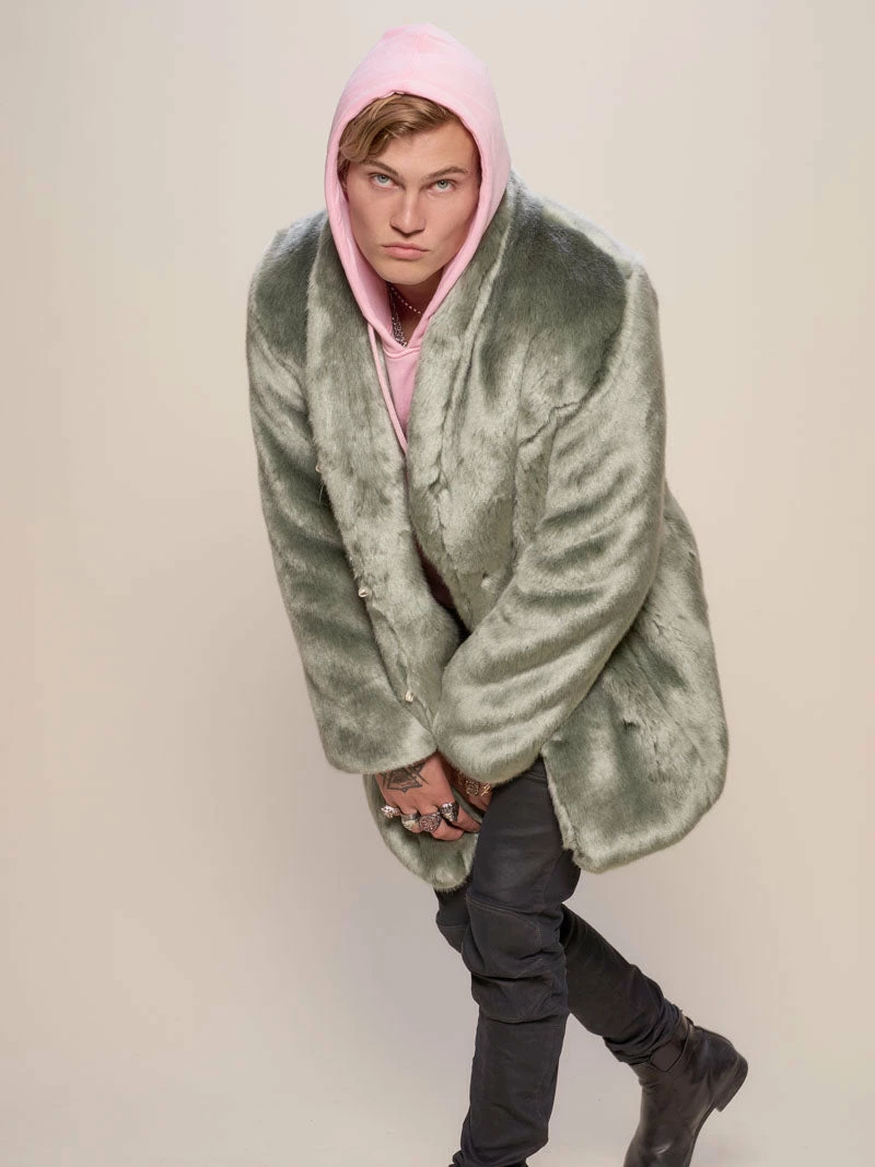SpiritHoods LLC FESTIVAL SALE Hummingbird Luxe Collared Faux Fur Coat | Men's 8 SpiritHoods LLC FESTIVAL SALE Hummingbird Luxe Collared Faux Fur Coat | Men's