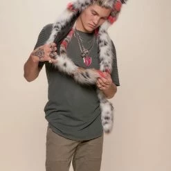 SpiritHoods LLC Strawberry Leopard Collector Edition Faux Fur Hood | Men's