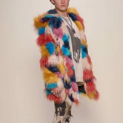 SpiritHoods LLC Butterfly Hooded Faux Fur Coat | Men's NIGHT TIME STYLE 10 SpiritHoods LLC Butterfly Hooded Faux Fur Coat | Men's NIGHT TIME STYLE